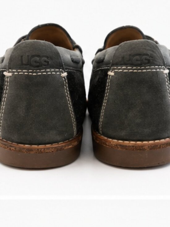 UGG Ballard Black Suede Sheepskin Loafers Men\'s US 10 EU 43 Slip On Casual Shoes main image 4
